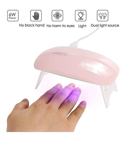 GlamGlow Mini Nail Polish Dryer: LED UV Light Magic