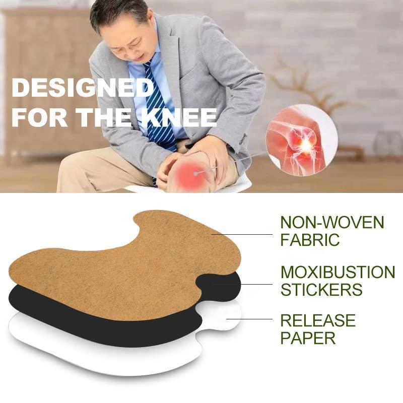 ReliefHerb Knee Plaster: Herbal Pain-Relief Stickers (Pack of 12)