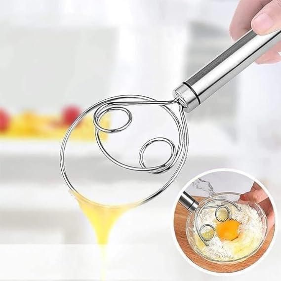 DoughMaster Danish Whisk Set: Stainless Steel Bread Mixers