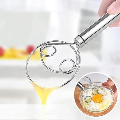 DoughMaster Danish Whisk Set: Stainless Steel Bread Mixers