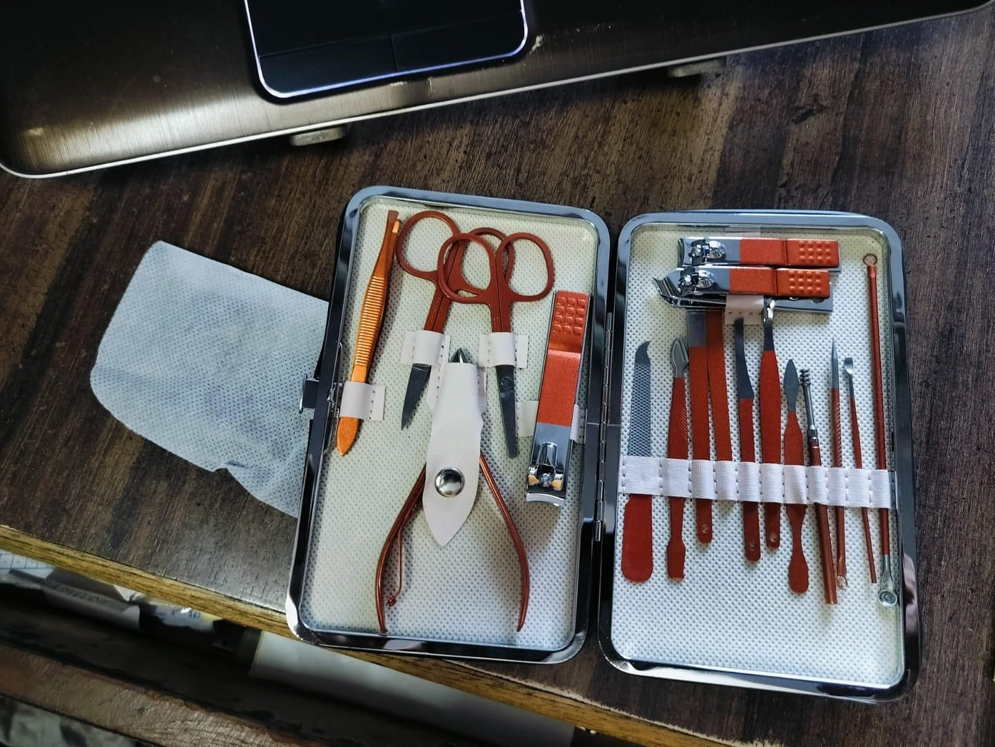 GlamNail Pro 18-in-1 Mani-Pedi Kit: Ultimate Travel Nail Care Set