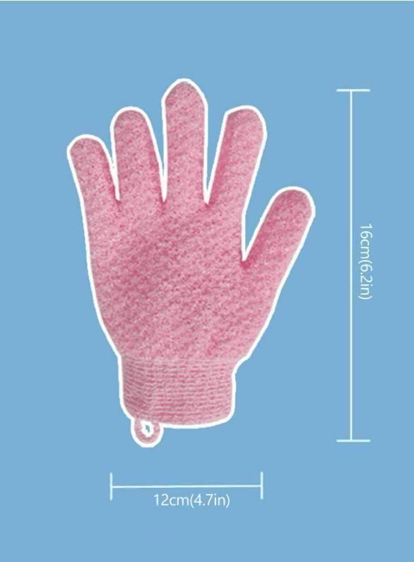 LuxScrub Five-Finger Bath Gloves: Ultimate Exfoliation