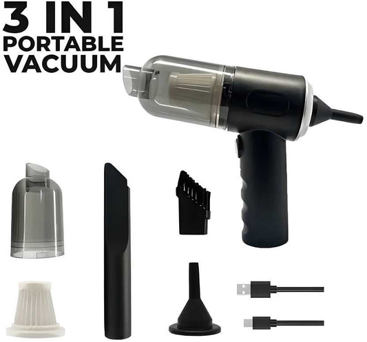 TriClean 3-in-1 Vacuum Cleaner: Home & Car Dust Buster
