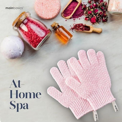 LuxScrub Five-Finger Bath Gloves: Ultimate Exfoliation