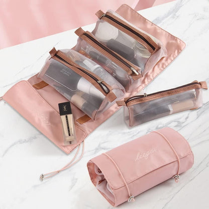 Travel Chic: 4-in-1 Makeup Bag