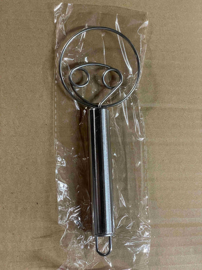 DoughMaster Danish Whisk Set: Stainless Steel Bread Mixers